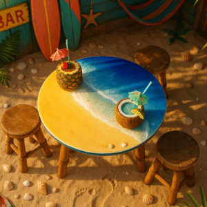 Mesa baja playa